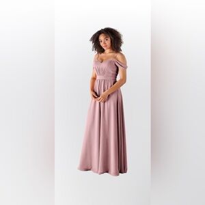 Kennedy Blue Thea Bridesmaid Dress Desert Rose Pink Size 6